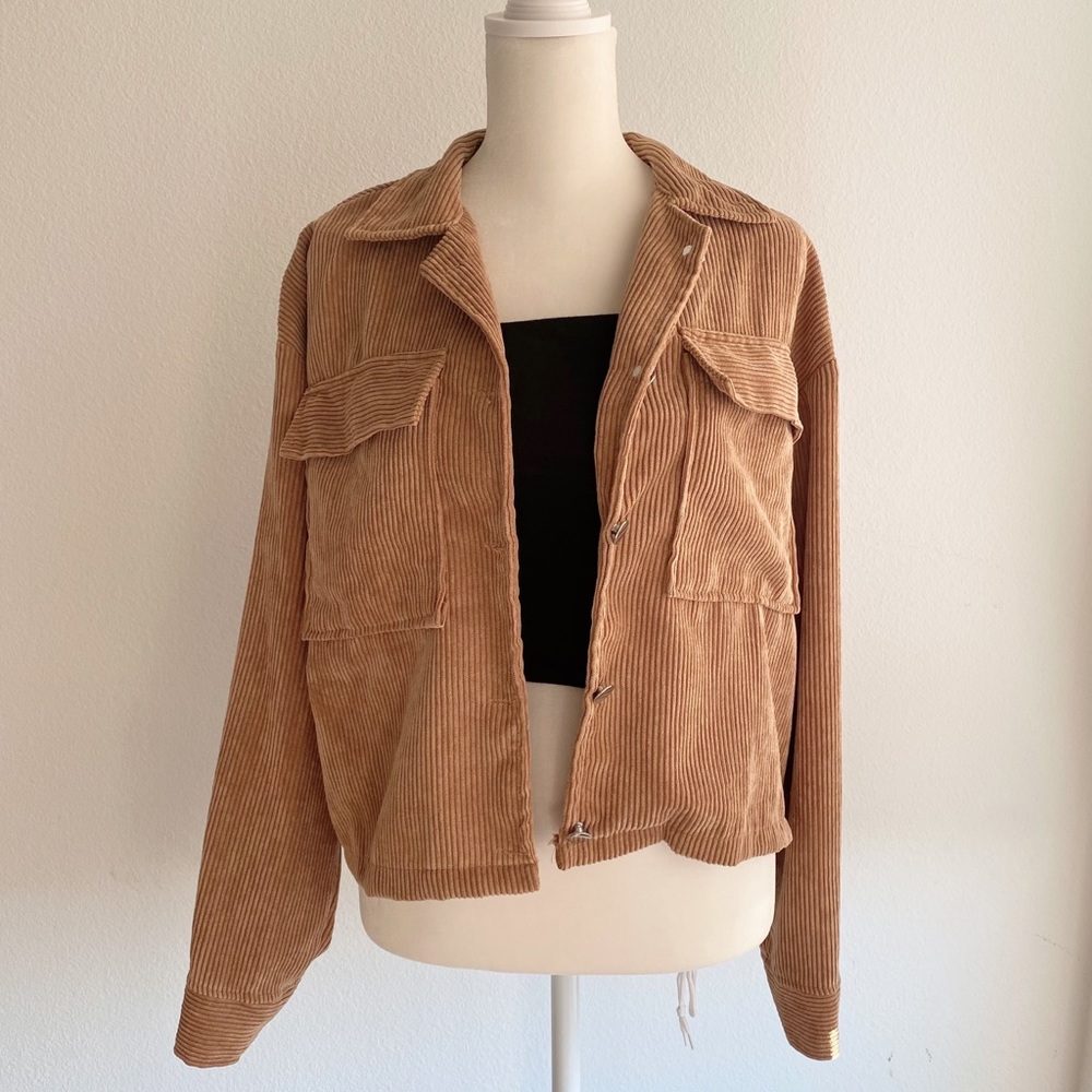 corduroy jacket.